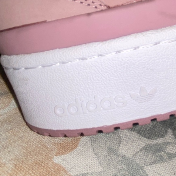 Adidas Pink and White Retro Athletic Shoes - Picture 6 of 12